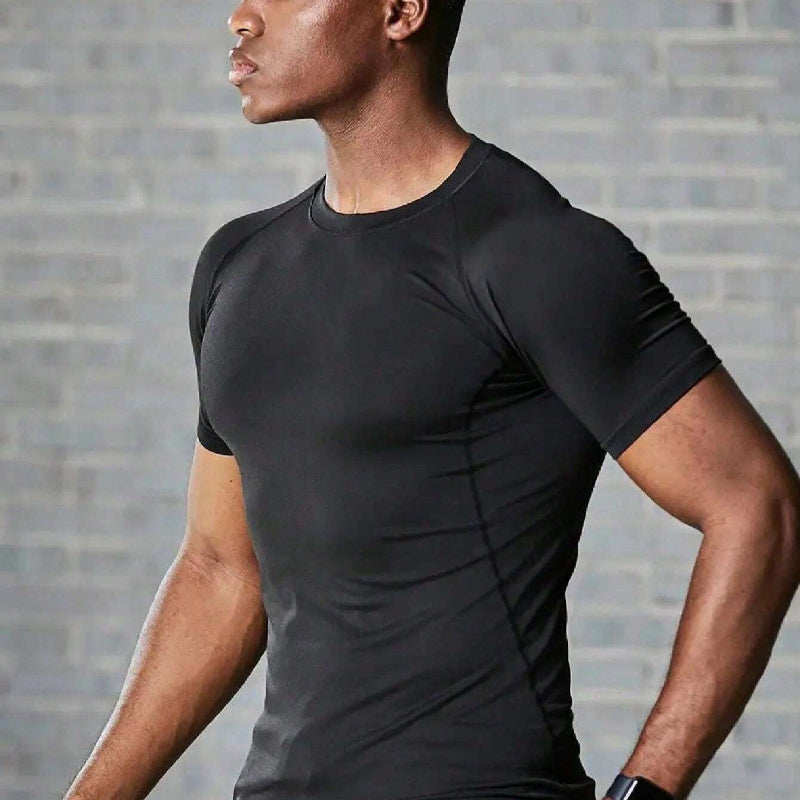 Round Neck Raglan Compression Shirt