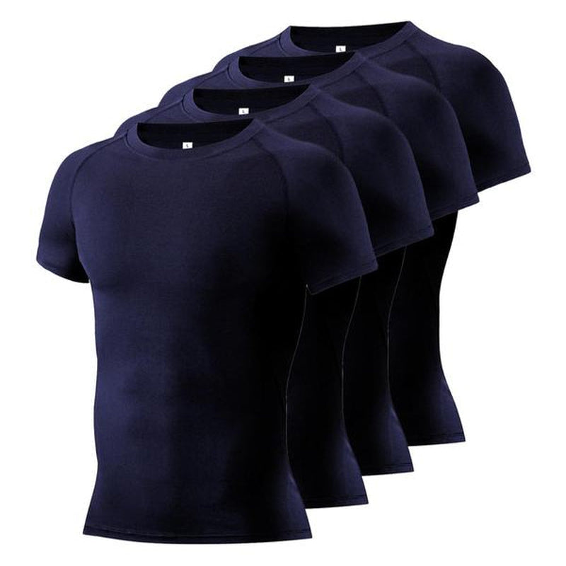 Round Neck Raglan Compression Shirt