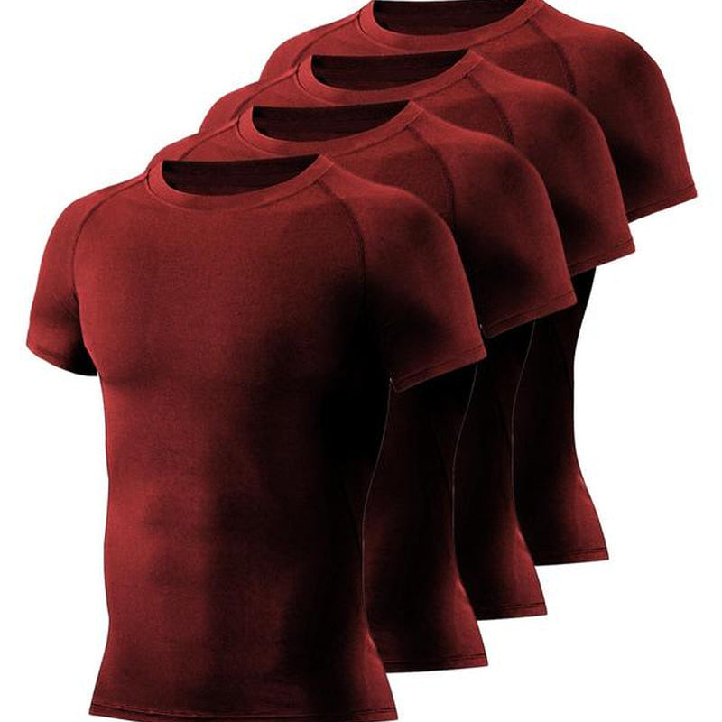 Round Neck Raglan Compression Shirt