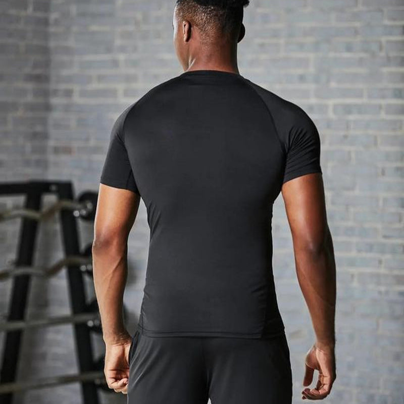 Round Neck Raglan Compression Shirt
