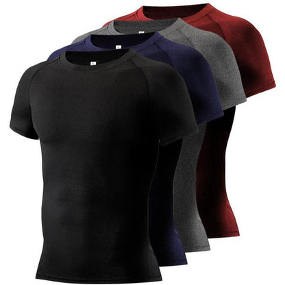 Round Neck Raglan Compression Shirt