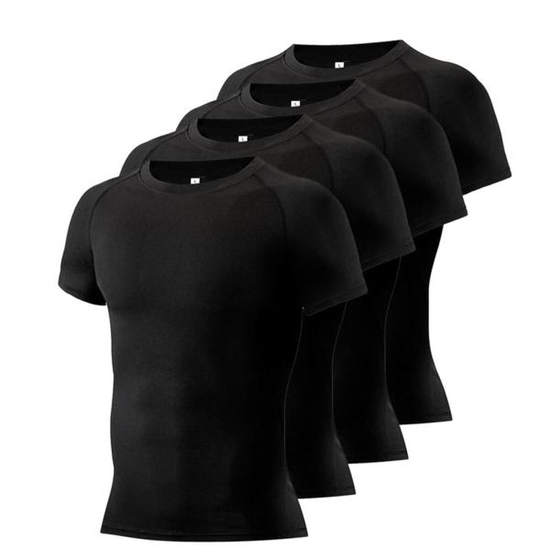 Round Neck Raglan Compression Shirt