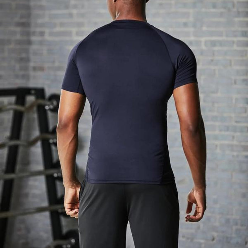 Round Neck Raglan Compression Shirt