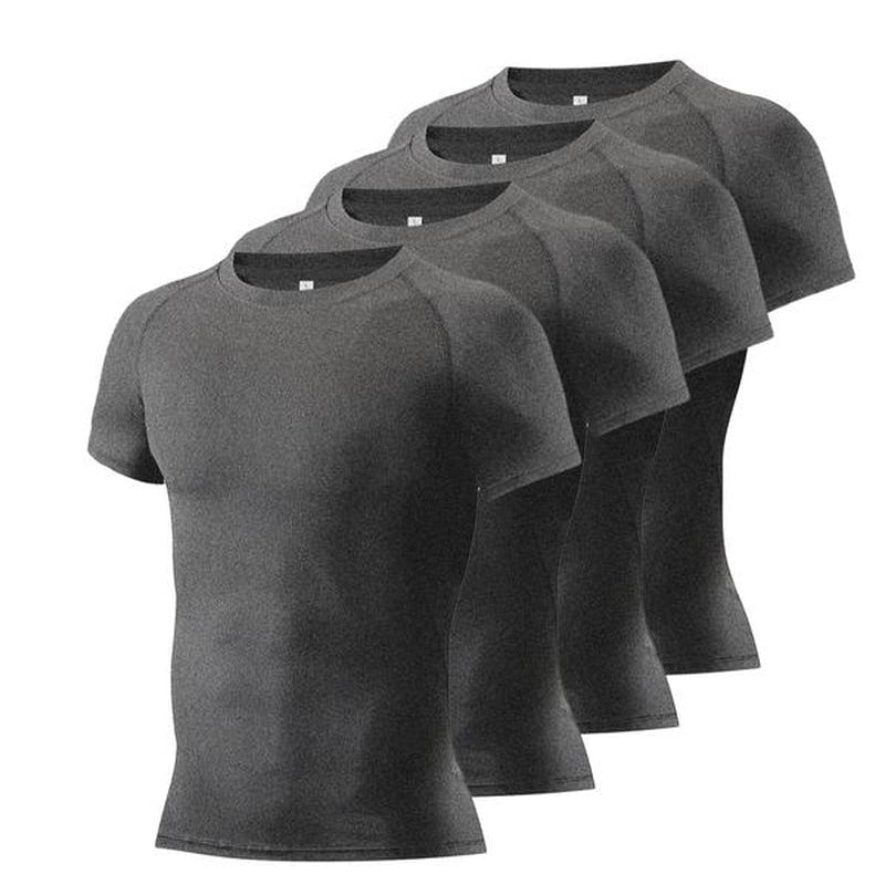 Round Neck Raglan Compression Shirt